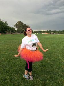 runner in tutu