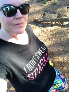 Running selfie